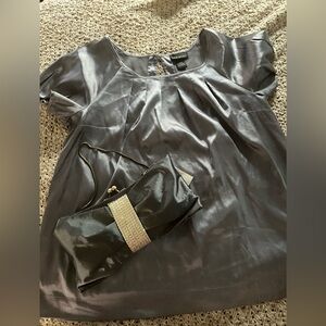 Gunmetal colored Blouse by Lane Bryant